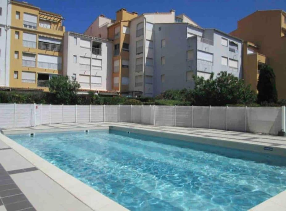 Studio - Residence Avec Piscine Agde Exterior photo